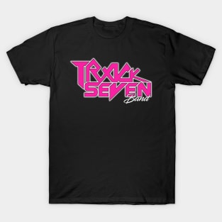 Hot Pink Track Seven Band Logo T-Shirt